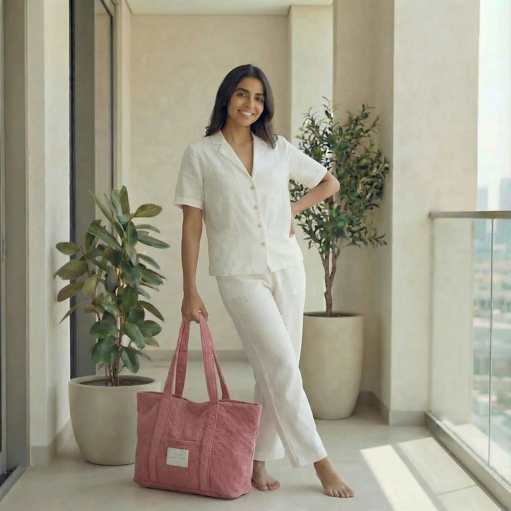 Corduroy Tote Bag - Image 3