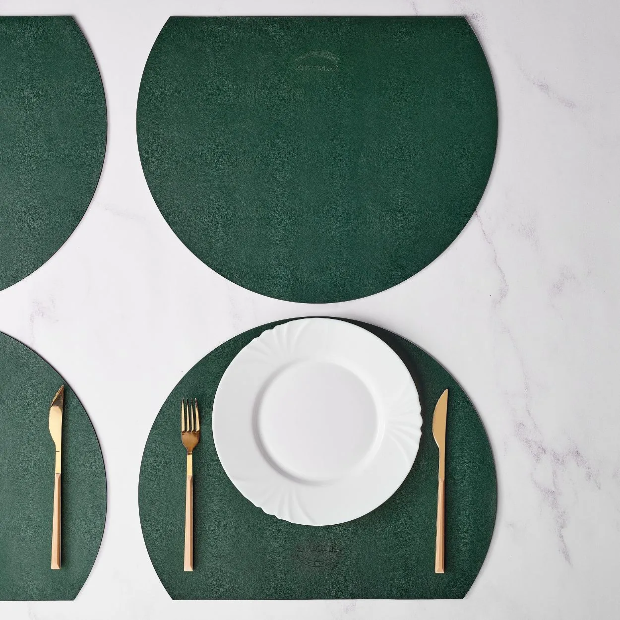 Doira Leather Placemat - ( Set of 4 ) - Image 3