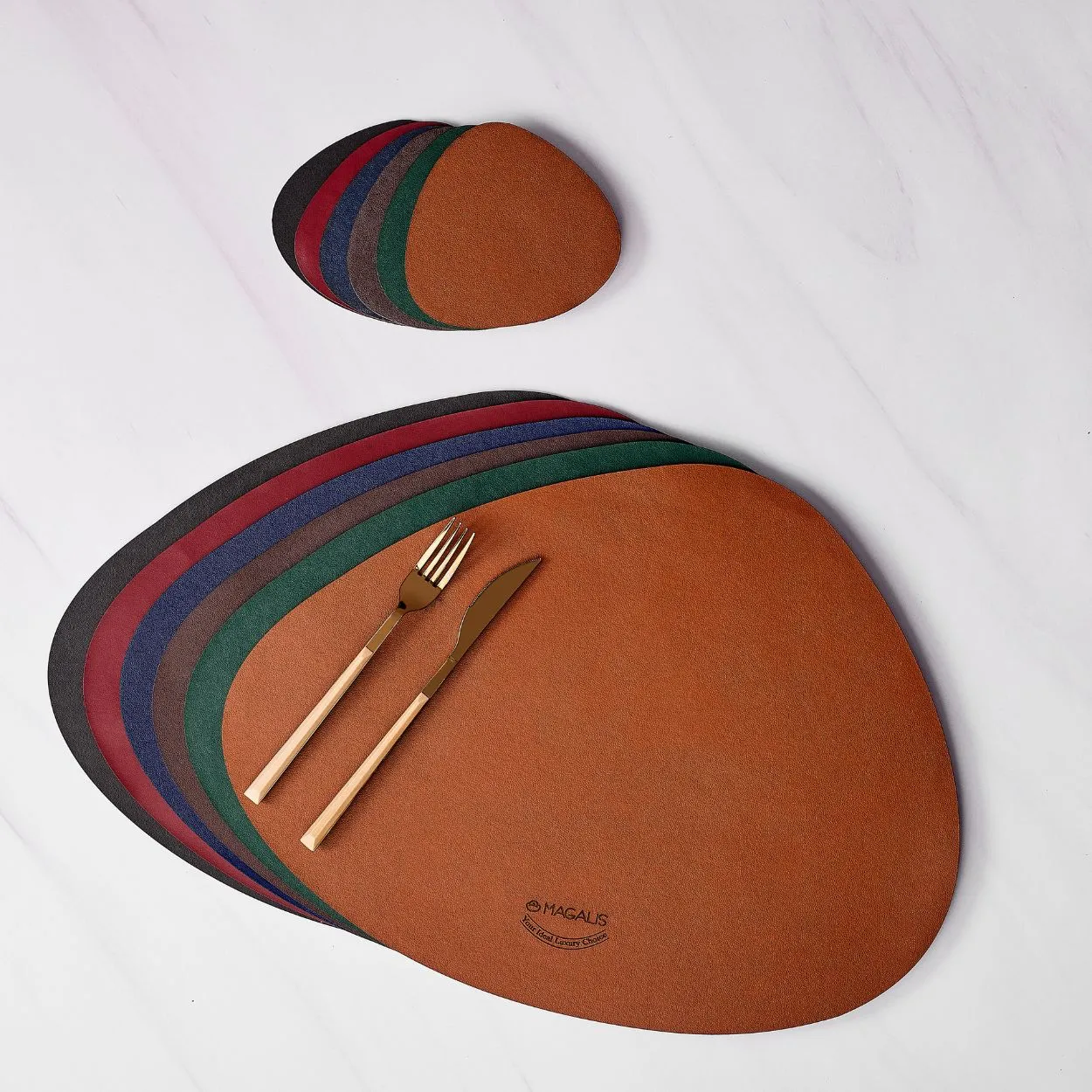 Daimana Leather Placemat - ( Set of 4 ) - Image 7
