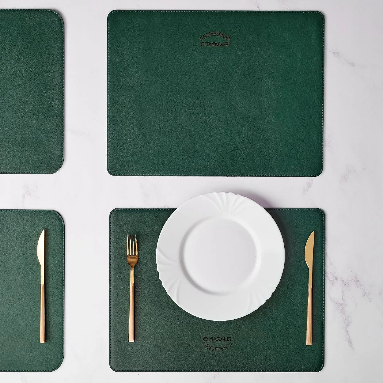 Leydi Leather Placemat - ( Set of 4 ) - Image 3