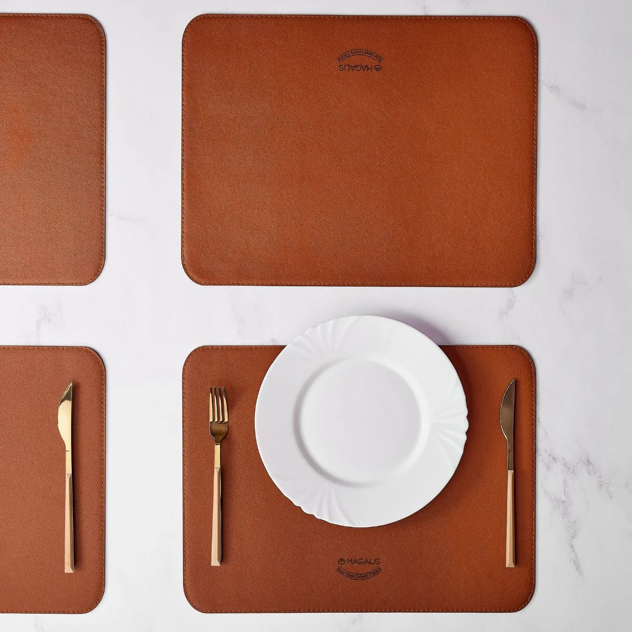Leydi Leather Placemat - ( Set of 4 ) - Image 4